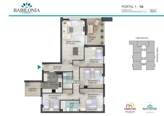 NUEVA PROMOCIÓN EN CIUDAD JARDÍN, PISO DE 4 DORMITORIOS CON TERRAZA ¡EN RESIDENCIAL BABILONIA! photo 0