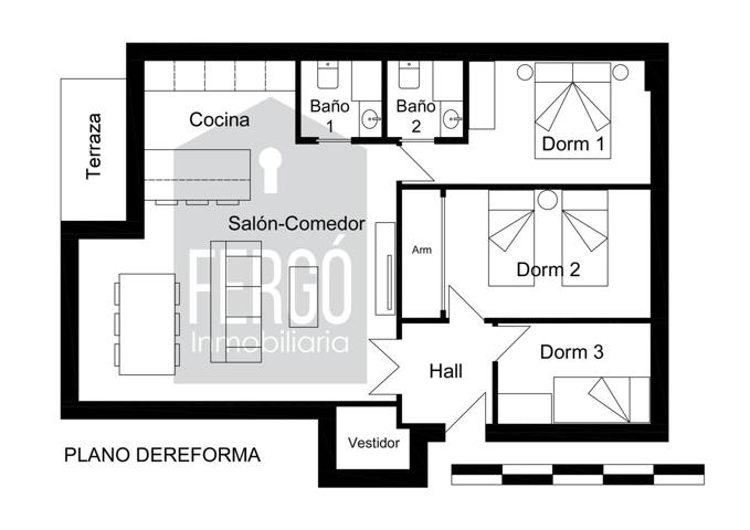 Piso en venta en León de 95 m2 photo 0