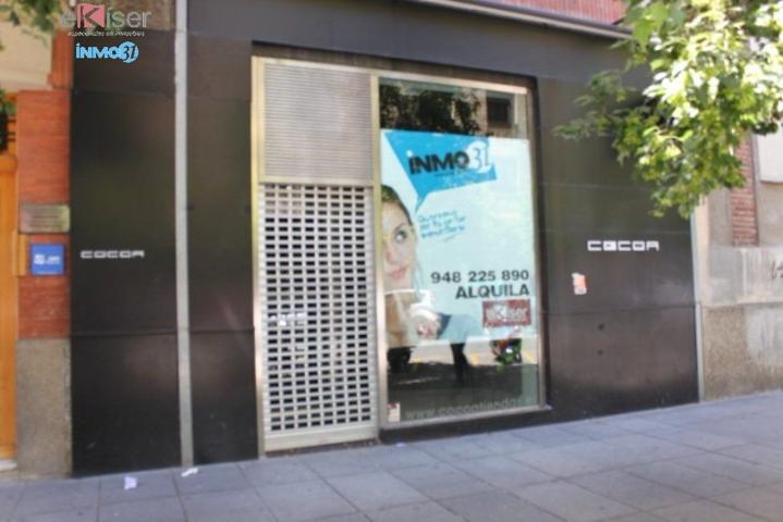EKISER ALQUILA DE LOCAL EN ZONA MUY COMERCIAL DEL I ENSANCHE DE PAMPLONA photo 0