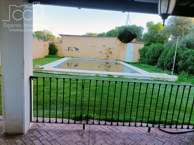 Venta en alquiler con opción a compra de parcela de 2.493m2 con una  VIVIENDA de 83m2, con cuadra, almacén y piscina  en Urbanización La Celada Carmona (Sevilla) photo 0