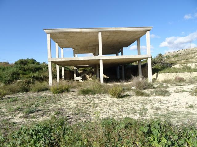 SE VENDE PARCELA DE 10000 M2 CON ESTRUCTURA PARA UN CHALET DE 400 M2 ZONA BORISA EN ASPE photo 0