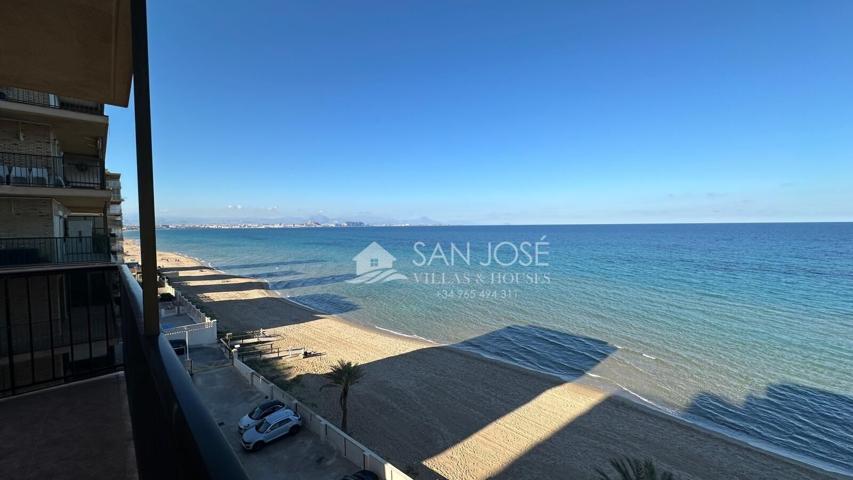 INMOBILIARIA SAN JOSE PONE EN VENTA APARTAMENTO EN PRIMERA LINEA DE PLAYA EN ARENALES DEL SOL-ELCHE photo 0