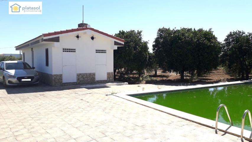 Finca rústica con 2 casas y piscina en La Algaba. photo 0