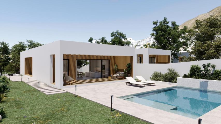 Modernas villas de una sola planta con piscina privada en Finestrat photo 0