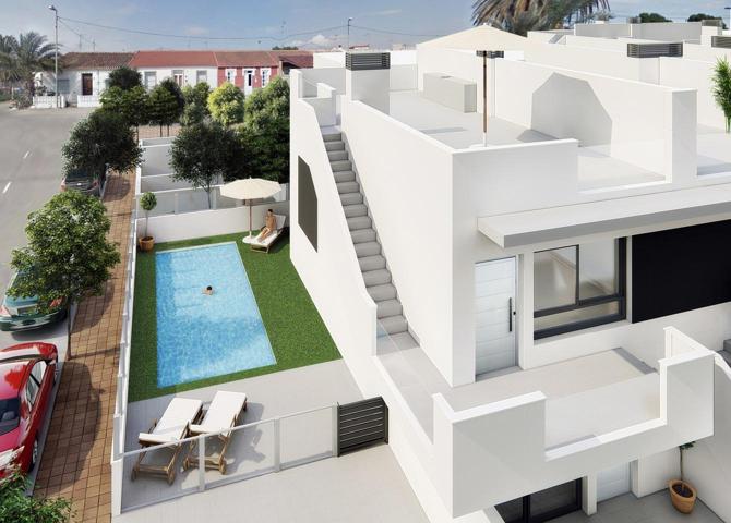 Complejo de 20 Bungalows con Piscina comunitaria y cocina de verano en Lo Pagán photo 0