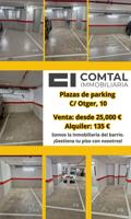 SE VENDE PLAZAS DE PARKING EN CALLE OTGER JUNTO A LA PLAZA DEL COMERÇ photo 0