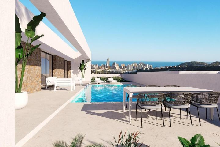 Villas de obra nueva con vistas al mar en Finestrat-Benidorm photo 0