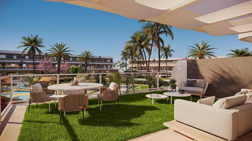 Preciosos Apartamentos de 3 dormitorios con terraza y jardin con garaje y piscina comunitaria photo 0