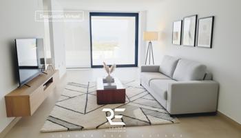 EXCLUSIVA VIVIENDA EN PLANTA BAJA EN PRIMERA LINEA DE PLAYA EN RESIDENCIAL CON PISCINA COMUNITARIA, PLAZA DE GARAJE Y TRASTERO !! photo 0