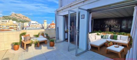 ÁTICO CON IMPRESIONANTE TERRAZA CON VISTAS AL CASTILLO DE SANTA BARBARA photo 0