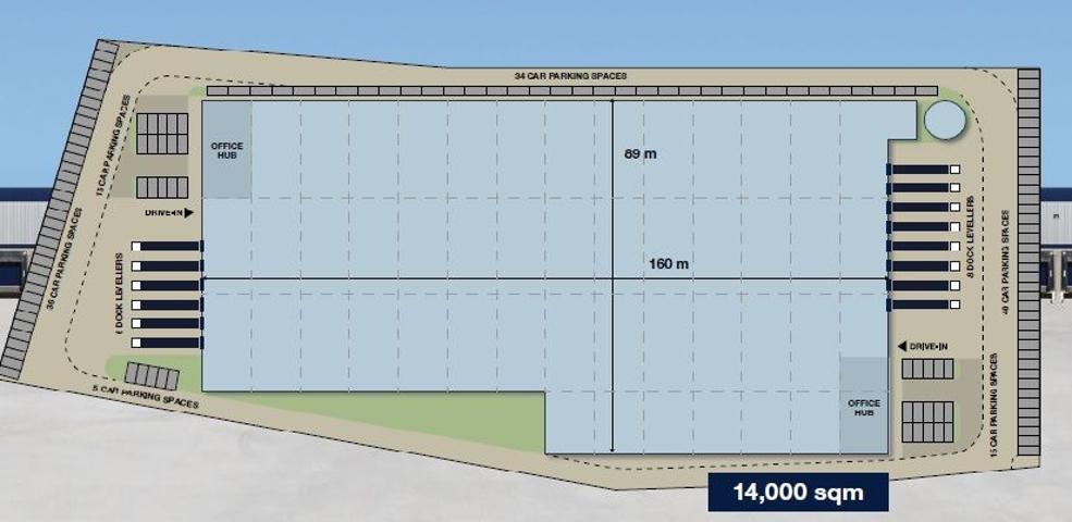 NAVE LOGÍSTICA DE 14.000 m² CON 14 MUELLES EN ALQUILER photo 0