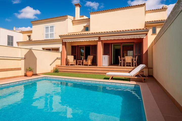 Chalet Adosado en Son Espanyolet – Espacioso, con jardín y piscina privada photo 0
