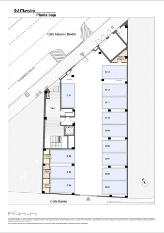 3 plazas de garaje en venta con trastero vinculado. Promoción obra nueva Edificio Maestro. photo 0