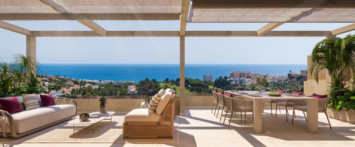ÁTICO A ESTRENAR DE 3 DORMITORIOS Y 3 BAÑOS, TERRAZA DE 45M2 AL SUR Y VISTAS AL GOLF Y AL MAR. photo 0