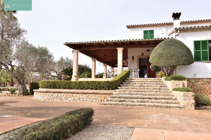 Espectacular finca rustica en Sineu. 4hab, 2 baños, piscina. 4.000€-mes Elec, agua y mant. incluido. photo 0