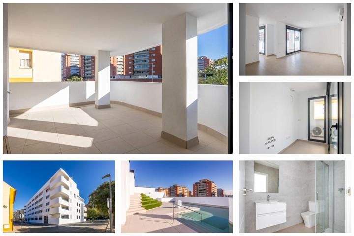 Se vende piso de esquina dos habitaciones dos baños, terraza, trastero, piscina y garaje photo 0