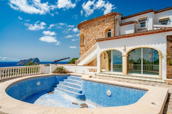 En venta en Benissa casa tradicional con vistas al mar panoramicas de reciente construccion photo 0