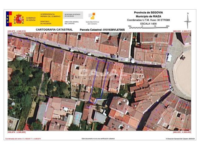 Terreno Urbanizable En venta en Calle José Martínez Velasco, Riaza photo 0