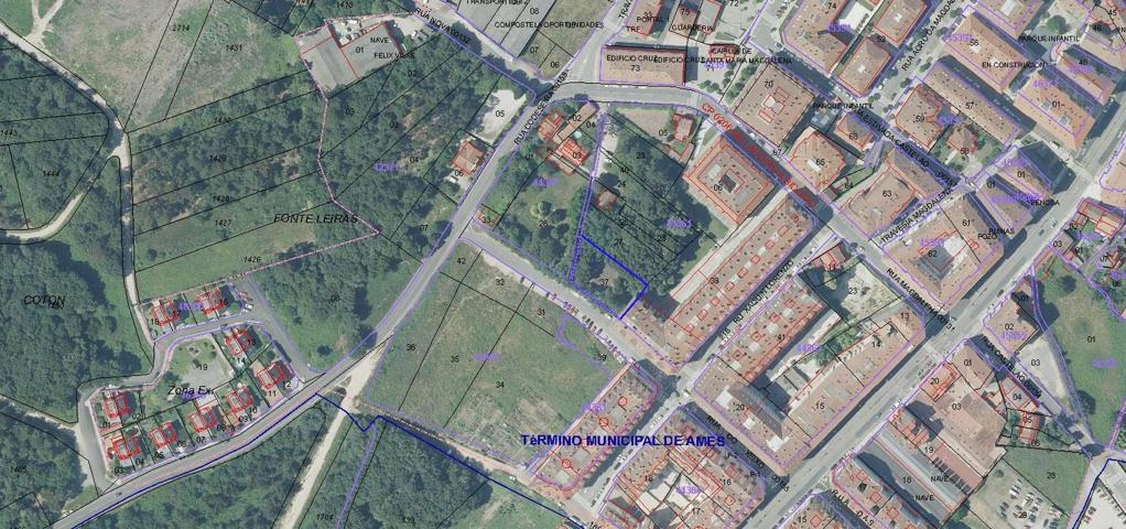 Terreno Urbanizable En venta en Calle Do Xeixo, 8, O Milladoiro, Ames photo 0