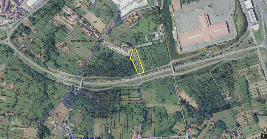 Terreno Urbanizable En venta en Calle Da Pena Corveira, 33, San Lazaro - Meixonfrio, Santiago De Compostela photo 0