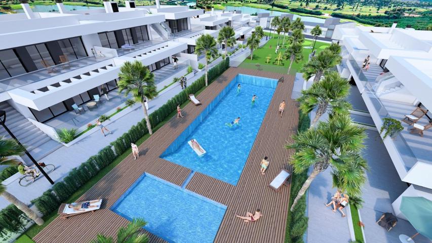 Apartamento en planta alta a la venta con solarium privado en Golf Resort en Algorfa photo 0