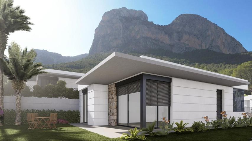 Chalet de nueva construcción en una sola planta a la venta en Polop, Alicante photo 0