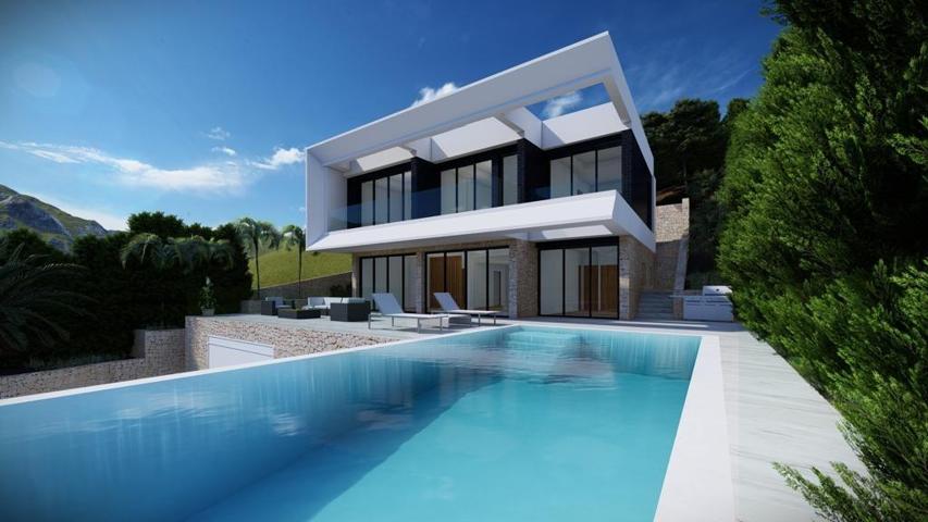 Espectacular villa de 4 dormitorios con piscina privada y sótano a la venta en Altea Hills. photo 0