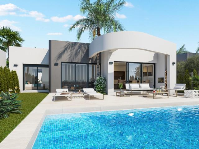 Chalet en una planta de 3 dormitorios en primera línea del campo de golf en Los Alcázares photo 0
