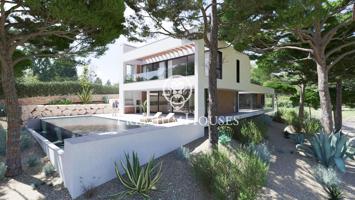 Casa en construcción zona exclusiva de El Mirador en Sant Andreu de Llavaneres con piscina photo 0