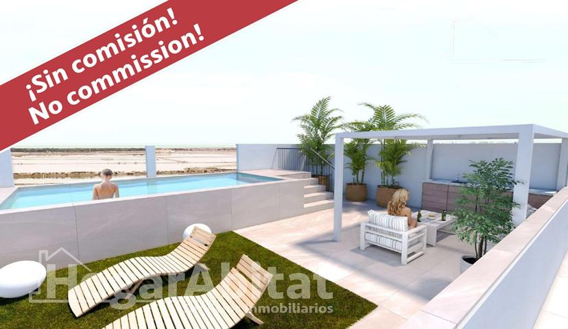 ¡A ESTRENAR Y A UN PASO DE LA PLAYA! CON PISCINA, TERRAZA Y GARAJE photo 0