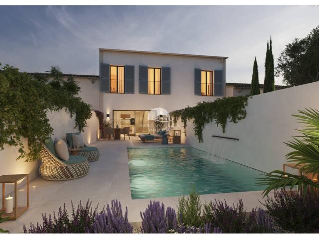 Solar con licencia de obra para 4 viviendas adosados en Ses Salines en venta. photo 0