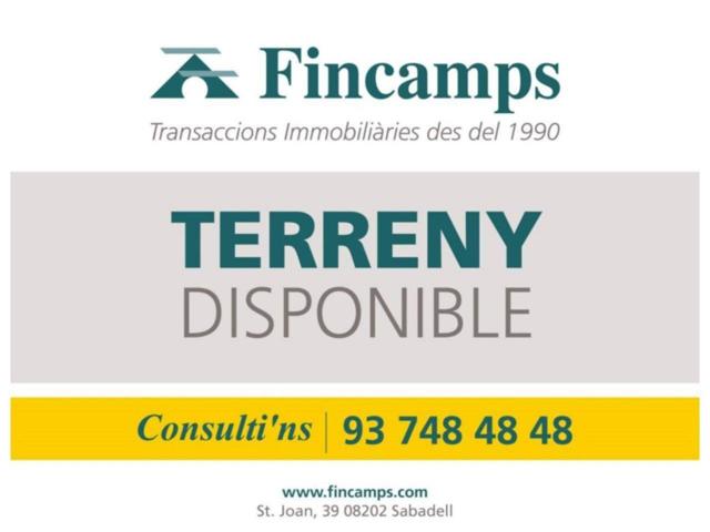Terreno en venta en Olesa de Montserrat photo 0