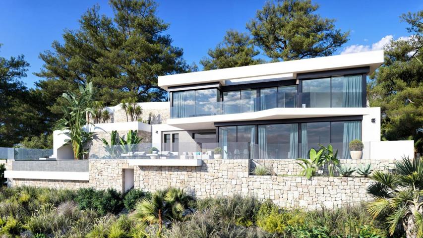 Villa de lujo de nueva construcción con vistas panorámicas al mar en Raco de Galeno, Benissa Costa photo 0