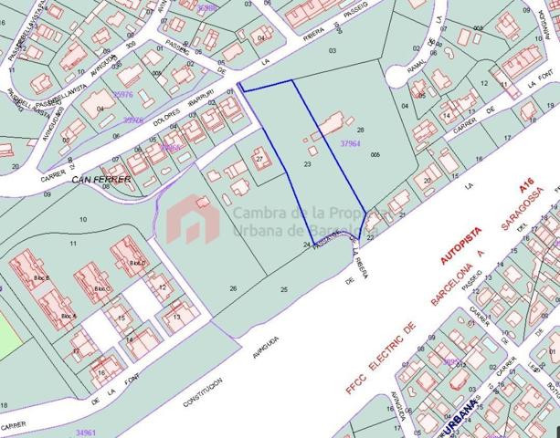 Oportunidad de adquirir una participación indivisa (50%) de un terreno no consolidado de 5.316m2 con un potencial de revalorización inigualable a 5 minutos de la playa de Castelldefels photo 0