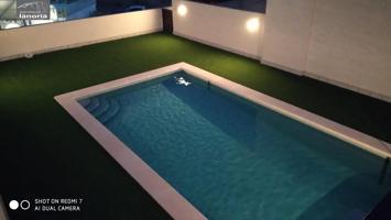 Grupo la Noria Alquila Adosado en Barrio Imaginalia. Con patio, piscina comunitaria y plaza de garaje para dos vehículos. photo 0