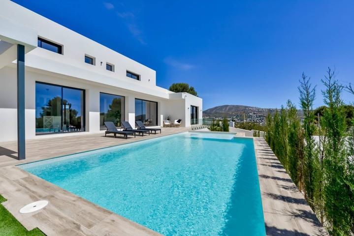 Villa Estrella. Nueva villa con vistas al mar en venta en Moraira photo 0