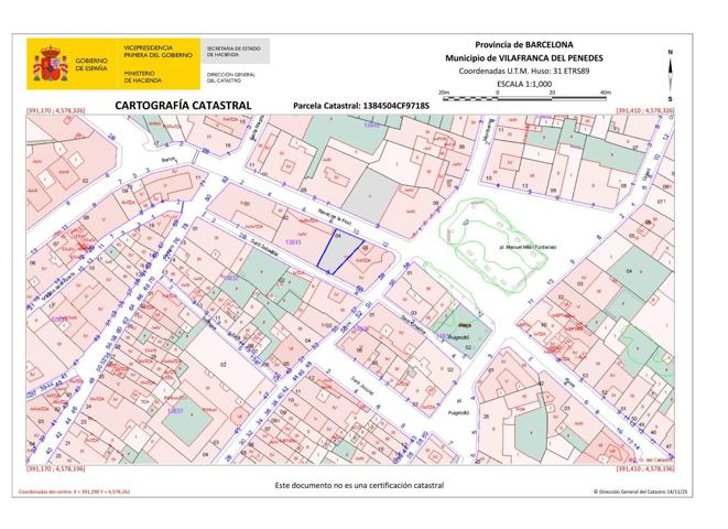 Solar para edificio plurifamiliar en el centro de Vilafranca del Penedés photo 0