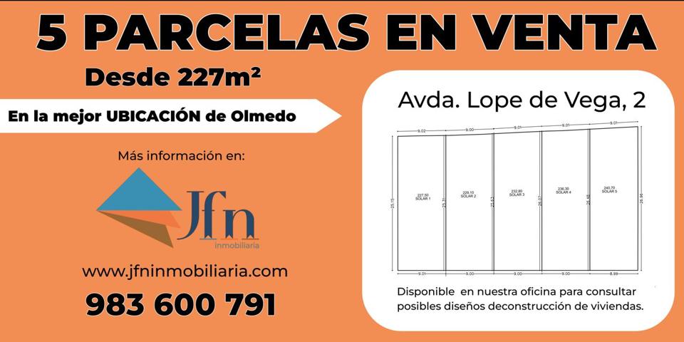 REF. 152A. SOLARES DISPONIBLES EN OLMEDO photo 0