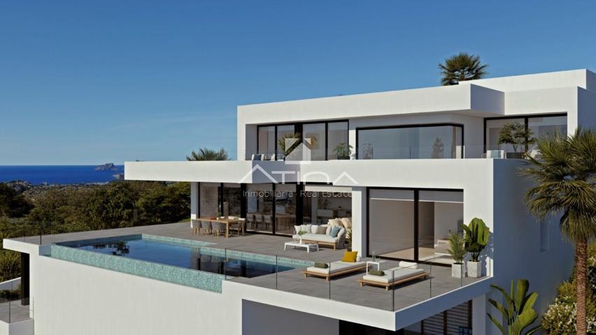 Villa de lujo en proyecto con excelentes vistas al mar en Cumbres del Sol, junto a Javea. photo 0