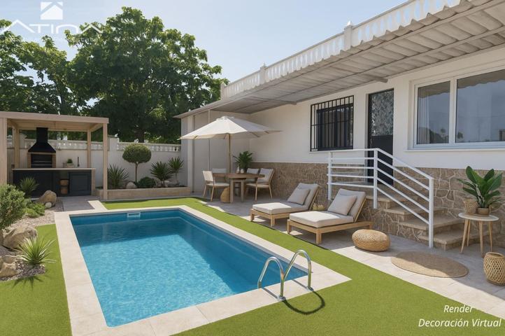 Encantador chalet independiente situado en la playa de Bellreguard a 400m del mar photo 0