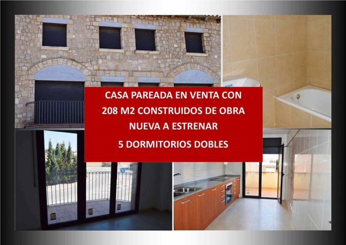 PAREADA DE 208 M2 EN VENTA, CON FACHADA DE PIEDRA, 208 M2 CONSTRUIDOS, 61 M2 JARDIN, 5 DORMITORIOS photo 0