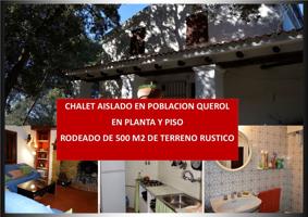 CHALET INDEPENDIENTE EN VENTA RODEADO DE 500 M2 DE TERRENO RUSTICO, EN LA POBLACION DE QUEROL photo 0