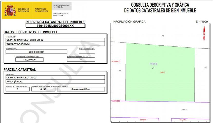 Terreno en venta en Ávila de 6177 m2 photo 0