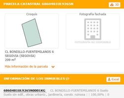 Terreno en venta en Fuentemilanos de 209 m2 photo 0