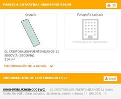 Terreno en venta en Fuentemilanos de 313 m2 photo 0