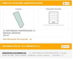Terreno en venta en Fuentemilanos de 355 m2 photo 0