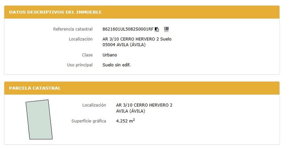 Terreno en venta en Ávila de 4252 m2 photo 0