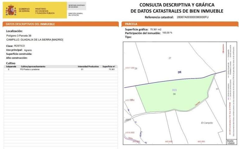 Terreno en venta en Guadalix de la Sierra, Zona norte photo 0