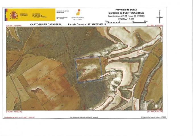 Terreno en venta en Montejo de Tiermes, Fuentecambron photo 0