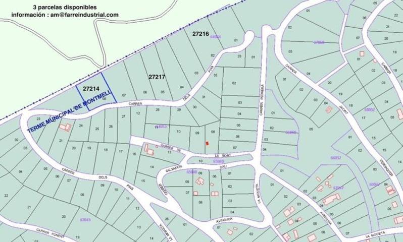 Terreno en venta en El Montmell, LA JUNCOSA DEL MONTMEL photo 0